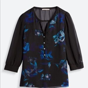 41Hawthorn | 3/4 Sleeve Henley Blouse